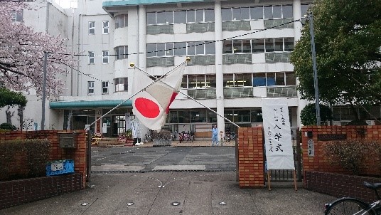 加賀中学入学式