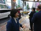 かもした一郎候補・桃太郎遊説