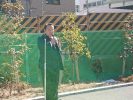 交通安全標語看板除幕式
