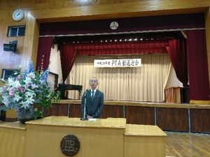 加賀中学校ＰＴＡ歓送迎会